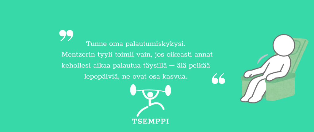 Tsemppi-Blogi vinkit pohja Lepopäivät ovat äärimmäisen tärkeitä myöskin! Muista tämä vaikka suorittaisit Arnold Golden Six tai Mike Mentzer-splittiä!