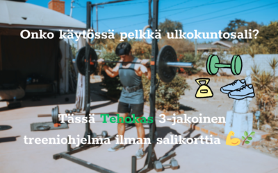 Ulkokuntosali Treeniohjelma