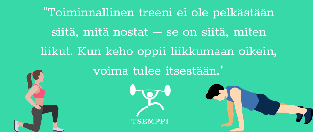 Tsemppi toiminnallinen treeni vinkki 1